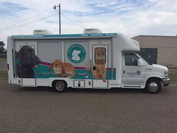 The City of Oklahoma City’s Animal Welfare Waggin’ Wagon | Photo provided