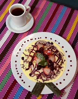 Wildberry Pancakes at Cafe Kacao. mh
