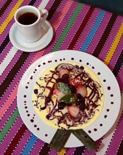 Wildberry Pancakes at Cafe Kacao.  mh