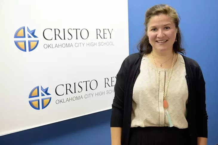 Cristo Rey OKC school president Renee Porter, Wednesday, Sept. 7, 2016. - GARETT FISBECK