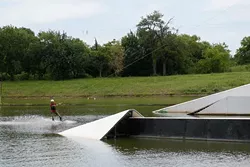 Cable park at Lost Lakes Amphitheater and Water Park in Oklahoma City, Thursday, Aug. 4, 2016. - GARETT FISBECK