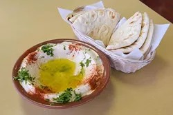 Hummus at Jerusalem Mediterranean Cuisine in Edmond, Thursday, Nov. 17, 2016. - GARETT FISBECK