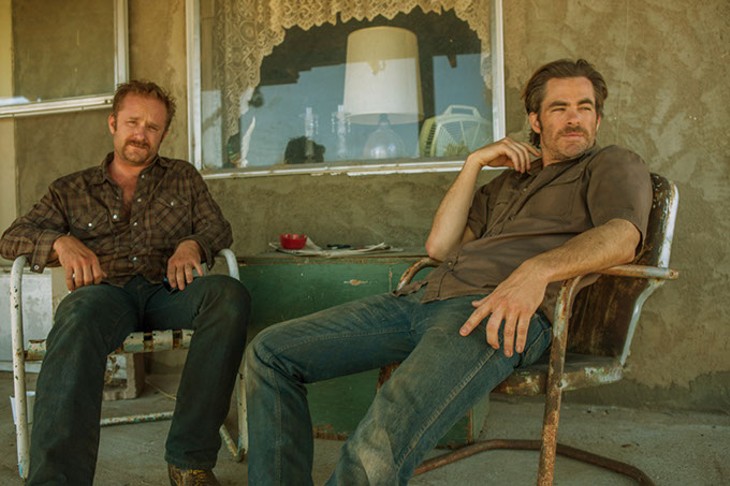 (Left to right) Ben Foster and Chris Pine in HELL OR HIGH WATER. [Via MerlinFTP Drop] - CBS FILMS
