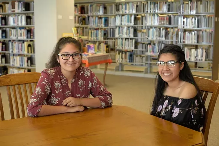Alexandra Molina and Vanessa Ramos talk about their experiences with EXCELerate Dove at OSU-OKC, Tuesday, June 13, 2017. - GARETT FISBECK