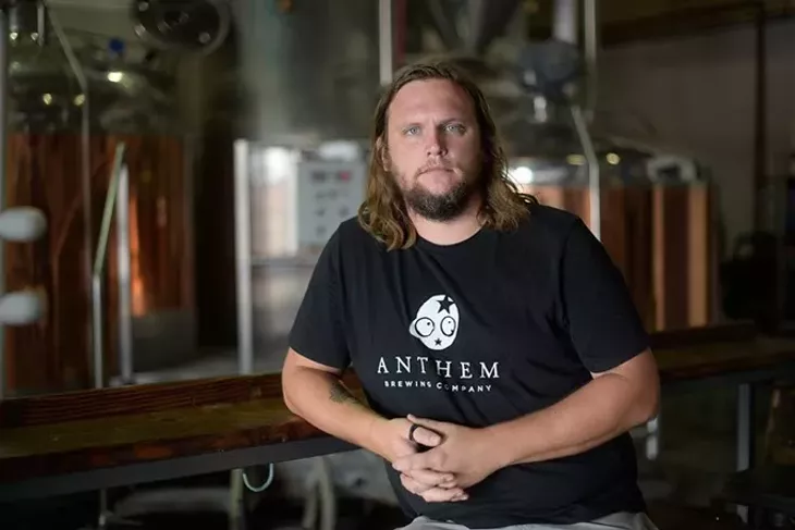 Patrick Lively is president and head brewer at Anthem Brewing Company.