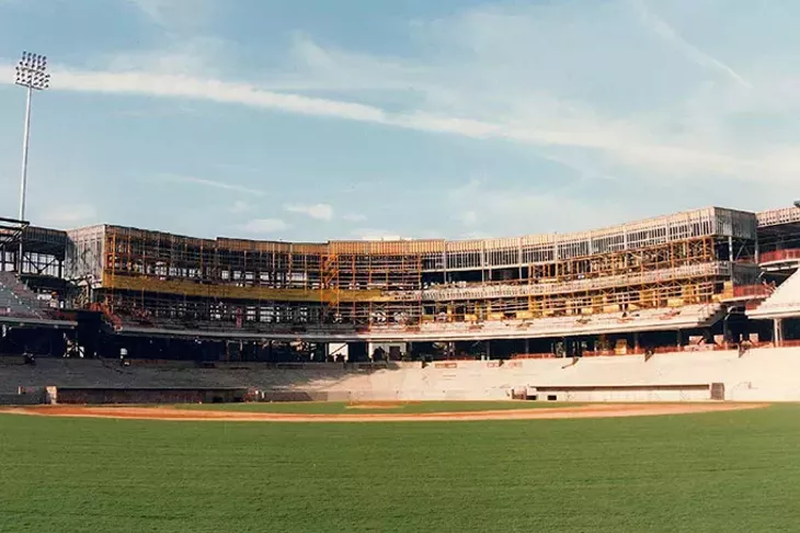 Built at a cost of $34 million, Bricktown Ballpark changed Oklahoma City in ways no one could have predicted when the first pitch was thrown 20 years ago. (Oklahoma City Dodgers / provided / file)