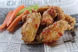 Saigon hot wings at the Crawfish Pot, Friday, June 2, 2017. - GARETT FISBECK