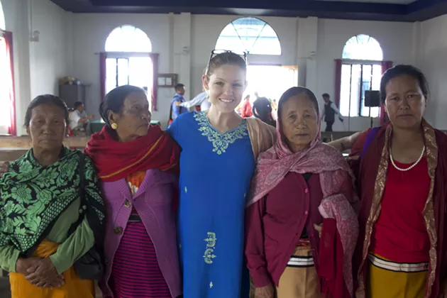 President and founder Leia Johnson in Nepal