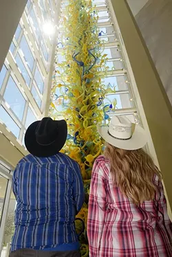 Oklahoma City Museum of Art (Garett Fisbeck / Western wear provided by Cavender’s Western Wear, 6339 SW Third St. in Oklahoma City)