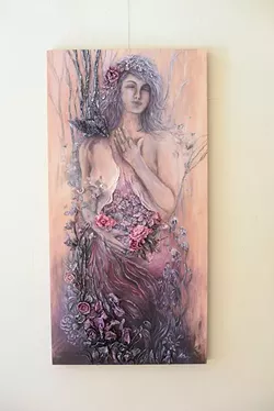 AK Westerman art at the Project Box, Wednesday, Aug. 3, 2016. - GARETT FISBECK