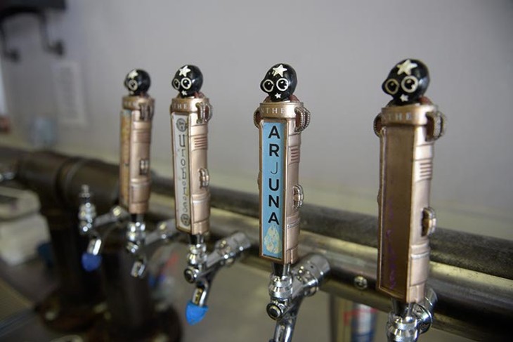 Anthem Brewing Company serves an array of beers in its taproom at 908 SW Fourth St.