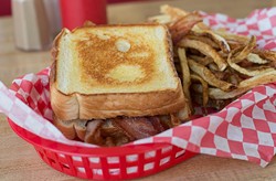 Dan's Ol' Time Diner decorates Bacon Sandwich in Oklahoma City, Tuesday, June 14, 2016. - EMMY VERDIN