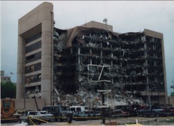The Alfred P. Murrah building after the 1995 bombing | Photo Jon Hersley / Public Broadcasting Service / provided