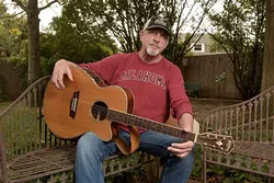 Musician Kent Fauss poses for a photo at his home, Tuesday, Oct. 25, 2016. - GARETT FISBECK