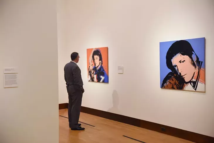 Warhol: The Athletes exhibit, 4-23-15 at the Oklahoma City Museum of Art. mh