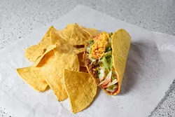 Taco at Tacoville, Tuesday, April 26, 2016. - GARETT FISBECK