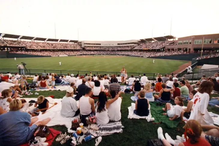 Capacity crowds welcomed Bricktown Ballpark’s completion 20 years ago as the first completed MAPS project in downtown Oklahoma City. (Oklahoma City Dodgers / provided / file)