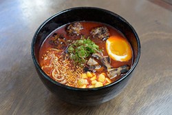 Spicy miso ramen at Gor? Ramen + Izakaya Thursday, Feb. 16, 2017. - GARETT FISBECK
