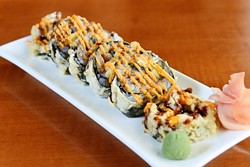 J's Special Roll at The Sushi Bar in Oklahoma City, Tuesday, July 19, 2016. - GARETT FISBECK