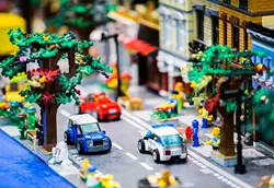 A LEGO display at the LEGO BrickUniverse fan convention on Saturday, June 11, 2016 at Plano Centre in Plano, Texas. - ASHLEY LANDIS/THE DALLAS MORNING NEWS