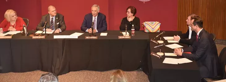 Kirk Humphreys announced his intent to resign from the University of Oklahoma Board of Regents after a specially called meeting to discuss his leadership in executive session for two hours. (Photo Laura Eastes)