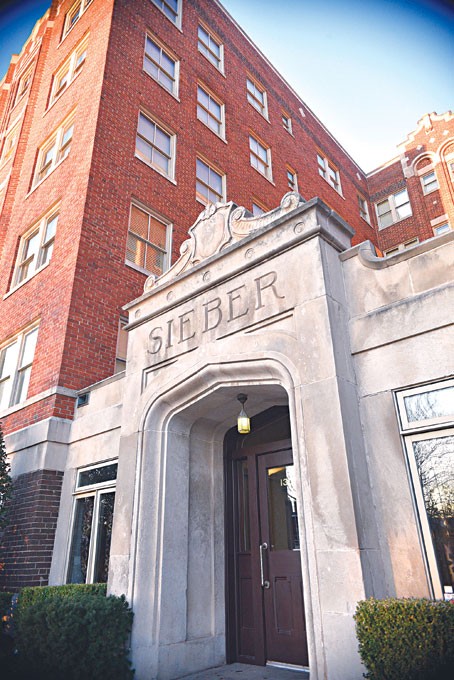 The Sieber, 1305 N. Hudson Ave., is an example of a property renovated to bring 30 apartments and eight loft-style units to Midtown. The Sieber opened in 2006. Its developer, Marva Ellard, is now moving forward in the redevelopment of the former Villa Teresa school. | Photo Laura Eastes