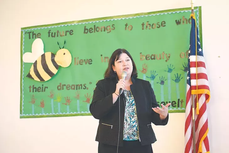 The Oklahoma City Public Schools Board of Education named Aurora Lora superintendent in July 2016. Eighteen months later, Lora submitted her resignation. | Photo Gazette / file