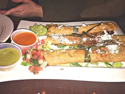 The chicken flautas were crisp without being oily. | Photo Jacob Threadgill