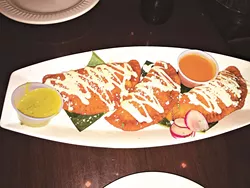 The empanadas are new to the Cafe Kacao dinner menu. | Photo Jacob Threadgill