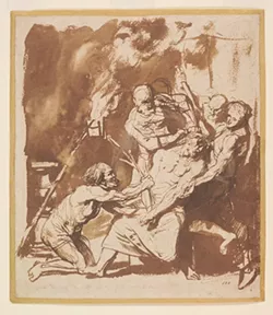 A drawing in the Master Strokes exhibition | Image Victoria and Albert Museum, London / provided