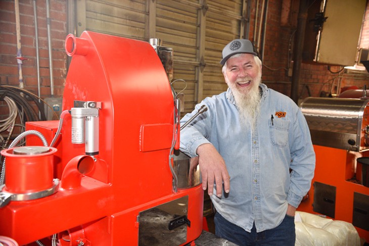 Dan Jolliff&#146;s US Roaster Corp. developed the industry&#146;s first electric roaster that doesn&#146;t require a vent and has cloud communication technology. (Photo Jacob Threadgill)