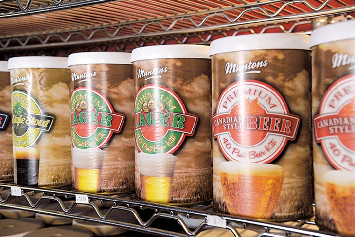 Premixed beer kits allow beginning homebrewers to get started. (Photo Jacob Threadgill)