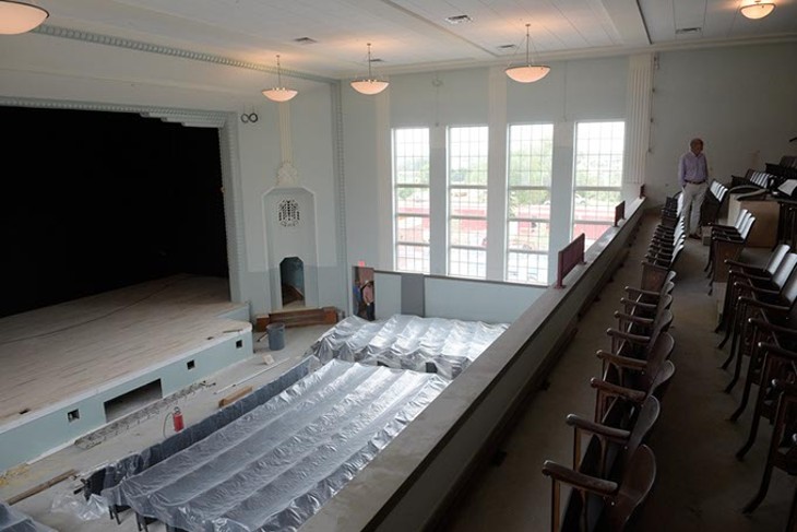 The renovated theater at Page Woodson School serves as a hub for community activity. | Photo Gazette / file