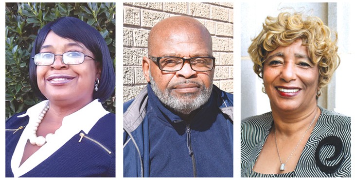 left to right Nichell Braddy-Garcia, Willie T. Kelley and Ruth Veales (Photos provided)