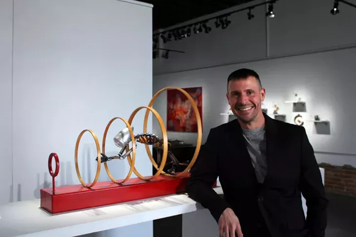 Tony Morton founded Kasum Contemporary Fine Art gallery with his wife Stacey Miller in 2013. | Photo Jacob Threadgill