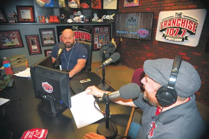 Franchise Players airs 12-3 p.m. every weekday on 107.7 FM. | Photo Jacob Threadgill