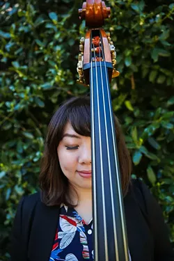 Rei Wang began learning classical bass at age 9 in Taiwan but didn’t start her formal jazz education until after earning her undergraduate degree. (Photo Song Schuler / provided)