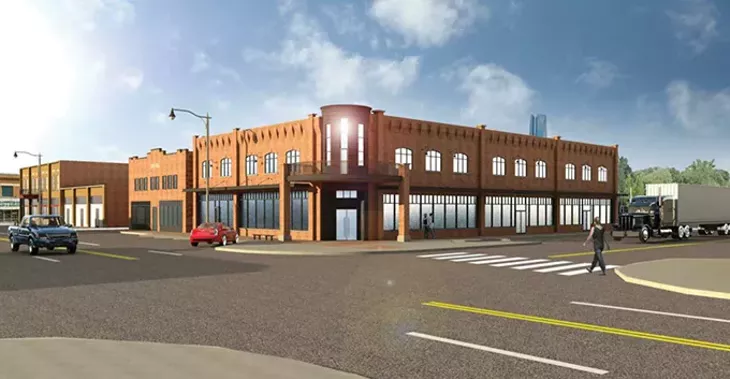 Rodeo Cinema will house two screens in a newly constructed building on the corner of SW 13th Street and S. Agnew Avenue. The building is scheduled for completion sometime around March 2019. - RODEO CINEMA / PROVIDED