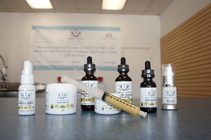 Norman’s Ambary Health produces and distributes more than 50 zero-THC CBD products. - LAURA EASTES