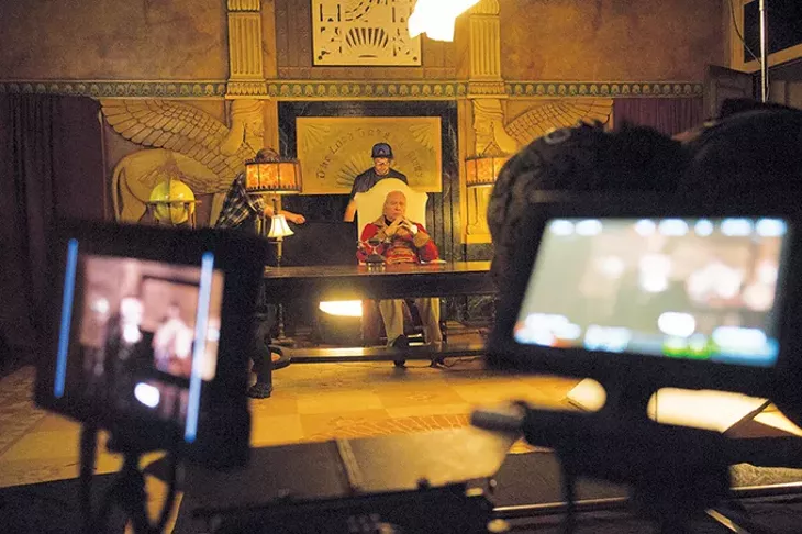 Actor and associate producer Darryl Cox on the set of Pax Masculina. After his on-set experiences, Cox warned actresses about working with producer John Scamehorn. - NATHAN POPPE / PROVIDED