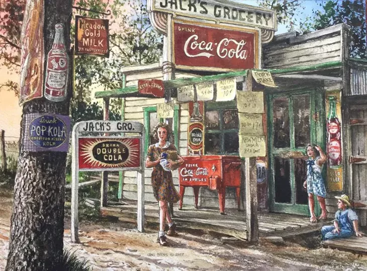 “Grocery” by Greg Burns - GREG BURNS / OKLAHOMA HISTORY CENTER / PROVIDED