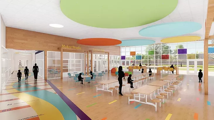 A rendering of an interior family room inside the new Positive Tomorrows facility. - POSITIVE TOMORROWS / PROVIDED
