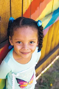 Positive Tomorrow’s student Maleiyah poses for a photo. The elementary school currently serves about 75 students each semester. - POSITIVE TOMORROWS / PROVIDED