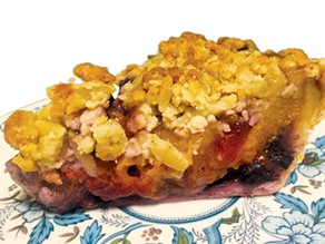 The blueberry and peach pie is one of a variety of fresh pies offered at Green Chile Kitchen. - JACOB THREADGILL