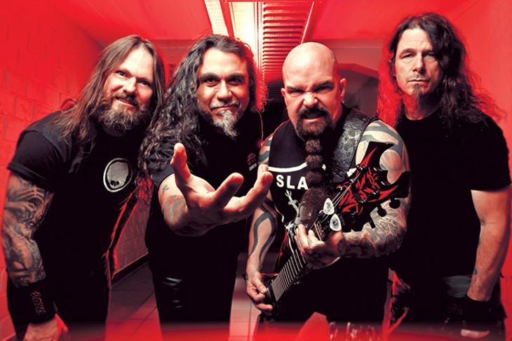 Slayer makes what might be its final Oklahoma City stop Aug. 16 at The Zoo Amphitheatre supported by Lamb of God, Anthrax, Napalm Death and Testament. - PROVIDED
