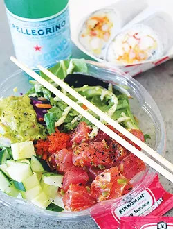 Poke Loco’s build-your-own-bowl and spicy tuna are its most popular options. - PROVIDED
