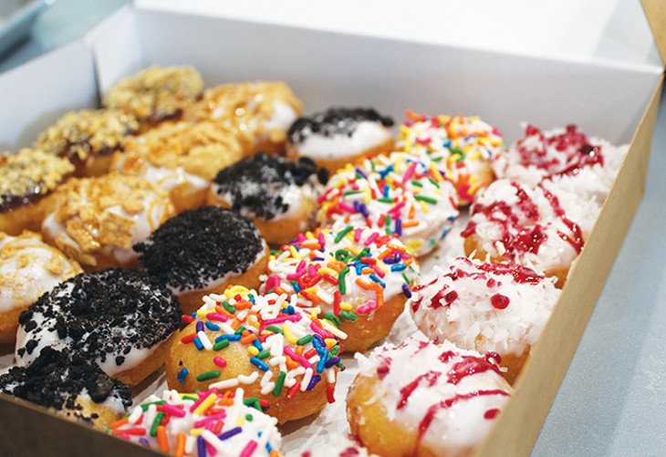 Sweet Mini’s Donut Company offers 20 varieties of toppings, nine icings and three doughnut base flavors. - PROVIDED