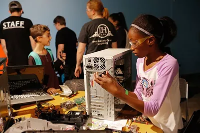 Last year’s Tinkerfest set a single-day attendance record with more than 7,400 visitors to the museum. - PROVIDED