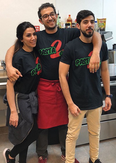 Lina, Shadi and Omar Saleh run Pasta 2 Go along with Bassam Saleh. - PROVIDED
