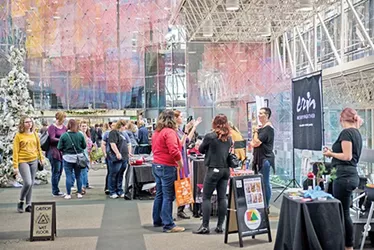 Erin Merryweather is one of the regular - artists at Deluxe Winter Market. - PROVIDED